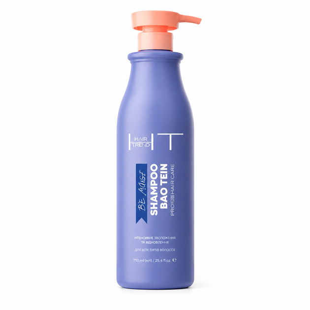 Шампунь Hair Trend Інтенсивне зволоження та відновлення волосся Be Moist Bao Tein 750 мл - Фото 1 Шампунь Hair Trend Інтенсивне зволоження та відновлення волосся Be Moist Bao Tein 750 мл - изображение 1
