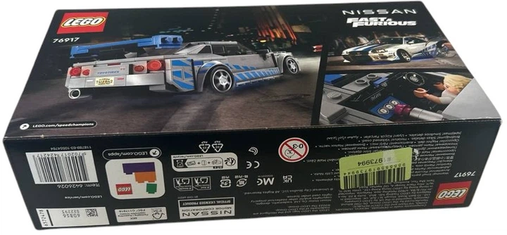 Конструктор LEGO Speed Champions Подвійний форсаж Nissan Skyline GT-R (R34) 319 деталей (76917) (955555919739944) - Уцінка - зображення 4