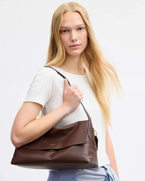 Сумка жіноча Coach Chelsea Shoulder Bag 30 натуральна шкіра - Фото 7 Сумка жіноча Coach Chelsea Shoulder Bag 30 натуральна шкіра - изображение 7