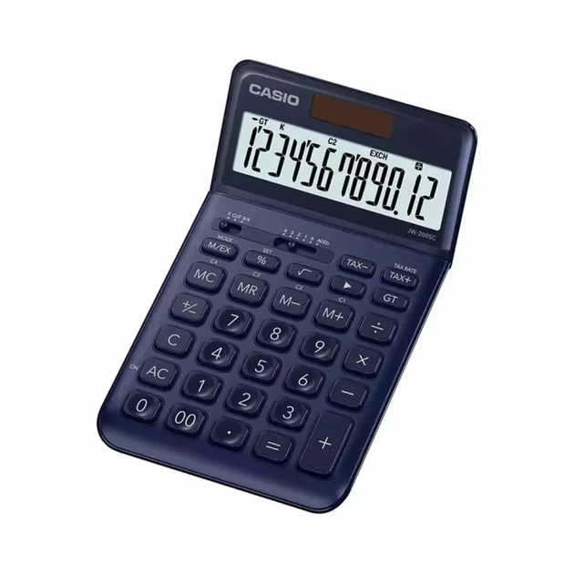 Калькулятор Casio JW-200SC-NY-W-EP, темно-синий (CALC-CAS-JW-200SC-NY) - Фото 1 Калькулятор Casio JW-200SC-NY-W-EP, темно-синий (CALC-CAS-JW-200SC-NY) - изображение 1