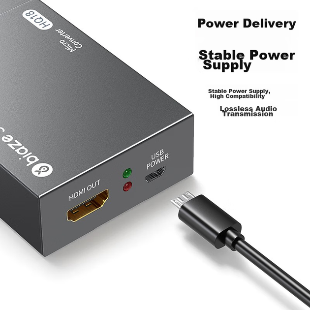 Конвертер BIAZE HQ18 SDI–HDMI с сквозным виходом SDI - изображение 2