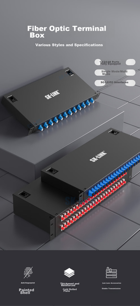 Крос оптичний SK-LINK SK-GXH12SM 12-волоконний SC одномодовий - зображення 3