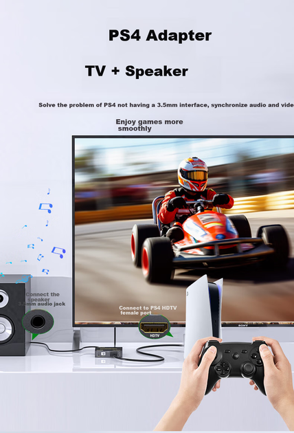 Аудиоразделитель Jinghua Z119 4Kx2K черный - изображение 4