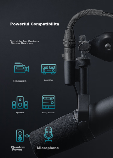 Микрофонный кабель FIBBR Basic балансный XLR «тато-мама» 5 м - изображение 9