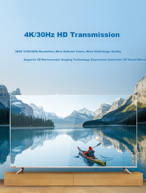 Перемикач HDMI ZHENWEI 3 в 1, 4K (ZW-Q3X1H1) - Фото 3 Перемикач HDMI ZHENWEI 3 в 1, 4K (ZW-Q3X1H1) - зображення 3