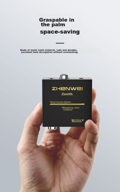 Конвертер цифрового аудіо ZHENWEI коаксіальний/оптичний 5.1 (ZW-YPQ306) - зображення 10