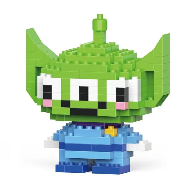 Конструктор BRICKS Зелений прибулець Alien Історія іграшок Toy Story - Фото 1 Конструктор BRICKS Зелений прибулець Alien Історія іграшок Toy Story - зображення 1