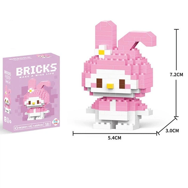Конструктор BRICKS Май Мелоди My Melody Hello Kitty - Фото 4 Конструктор BRICKS Май Мелоди My Melody Hello Kitty - изображение 4