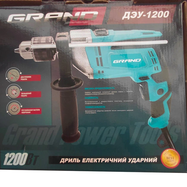 Дрель Grand ДЭУ-1200 - Фото 3 Дрель Grand ДЭУ-1200 - изображение 3