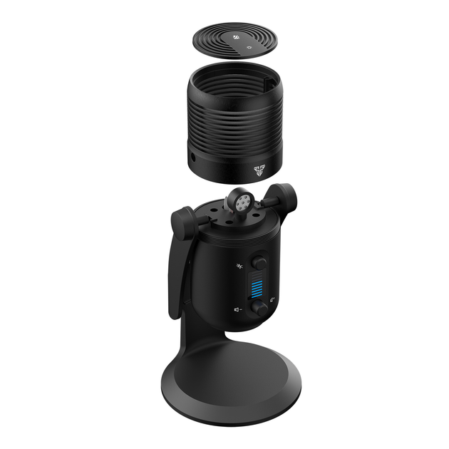 Микрофон Fantech MCX03 Leviosa Max конденсаторный с RGB подсветкой кардиоидный для стрима черный - изображение 5