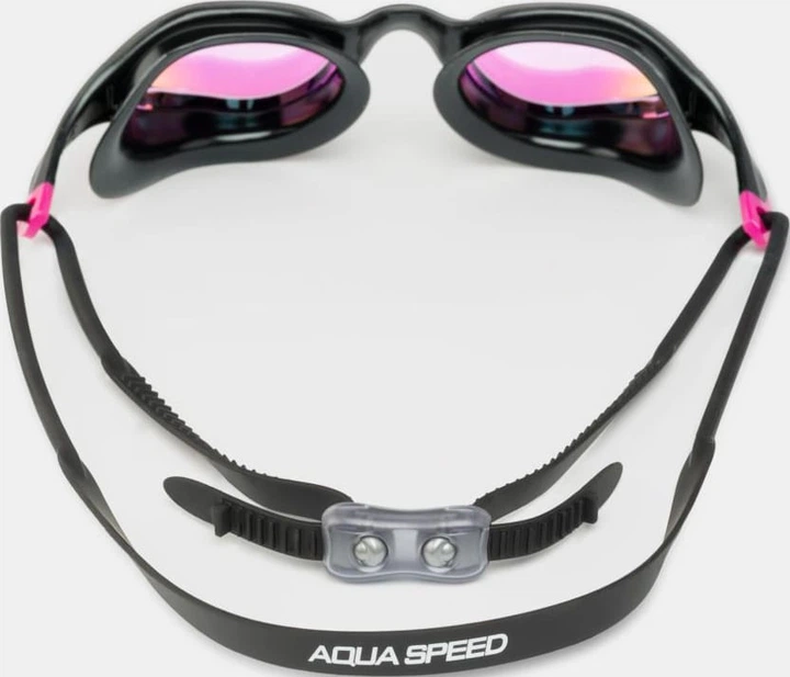 Очки для плавания Aqua Speed VORTEX MIRROR 8885 черный Унисекс One Size - изображение 3