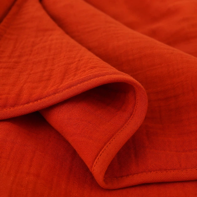 Плед детский MirSon №003 Pure Muslin Terracotta 150х220 см (2200013892915) - изображение 2