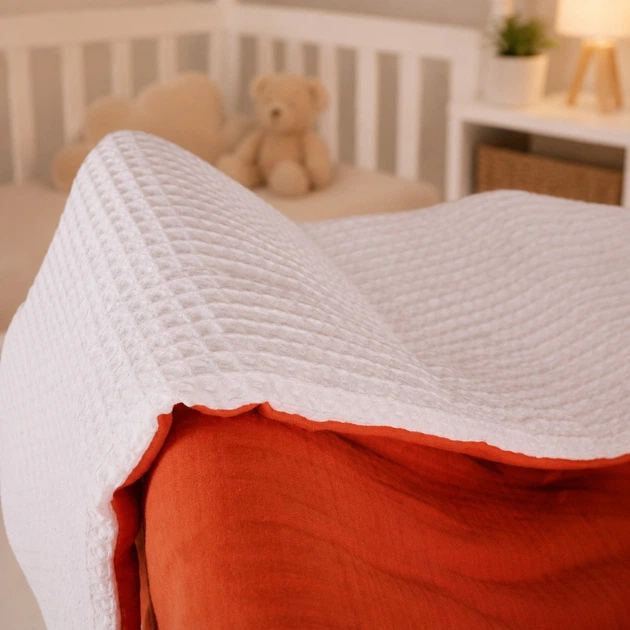 Плед детский MirSon №022 Baby Harmony Terracotta 150х220 см (2200013893097) - изображение 3