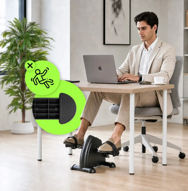 Мини-велотренажер Scoopes BodySpin Plus 114927 для рук и ног с LCD-дисплеем и регулировкой сопротивления - Фото 7 Мини-велотренажер Scoopes BodySpin Plus 114927 для рук и ног с LCD-дисплеем и регулировкой сопротивления - изображение 7