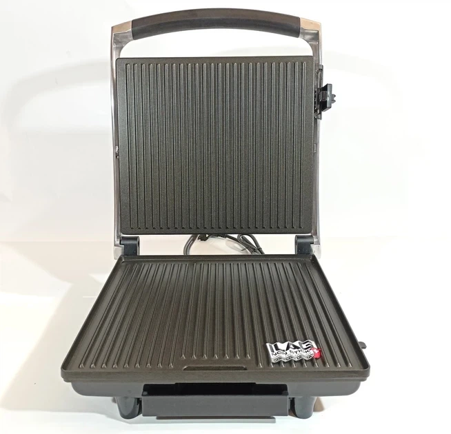 Электрический гриль прижимной SilverCrest SPM 2000 E2 Panini (2000 Вт, XXL, антипригарное покрытие ILAG - изображение 5