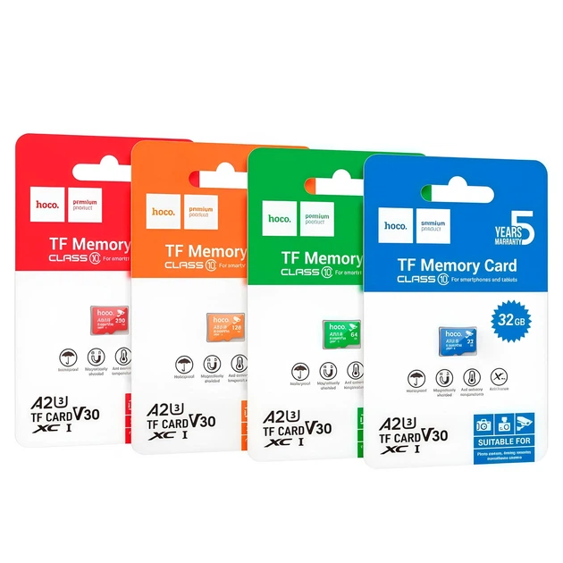 Карта пам'яті Hoco TF ultra-high-speed surveillance camera card 3 (U3/V30/A2) (128GB) - зображення 2