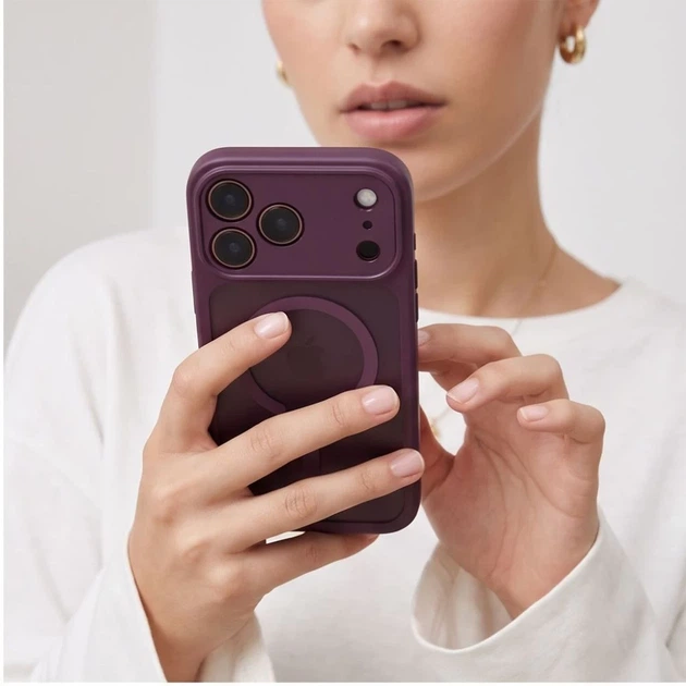 Чехол Tech-Protect Basicmag для iPhone 18 Pro Max | 17 Pro Max Dark Cherry (5906302341856) - изображение 7