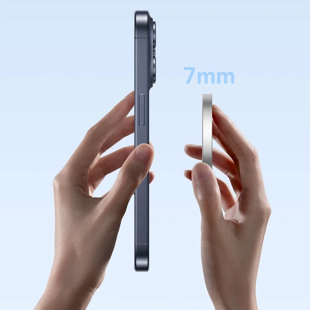 Беспроводная зарядка Baseus Simple Mini4 Air Qi2 15W магнитная Silver (6932172670955) - Фото 8 Беспроводная зарядка Baseus Simple Mini4 Air Qi2 15W магнитная Silver (6932172670955) - изображение 8