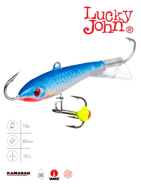 Балансир Lucky John CLASSIC 6 60 мм 18 г 15H - Фото 1 Балансир Lucky John CLASSIC 6 60 мм 18 г 15H - изображение 1