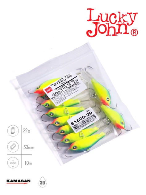 Балансир Lucky John BALTIC 5 50 мм 22 г морозостойкий пластик цвет 29 - изображение 3