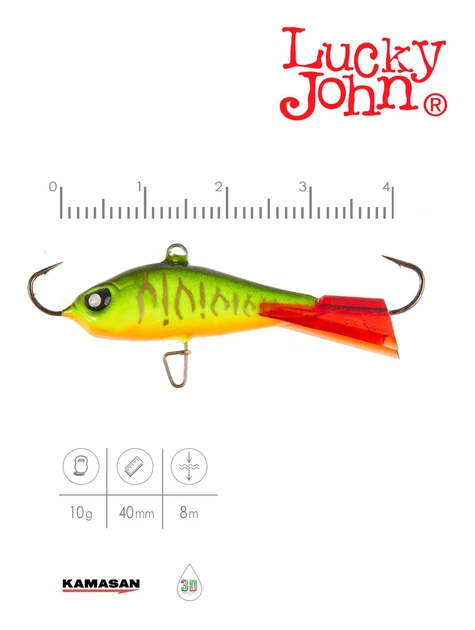 Балансир Lucky John BALTIC 40 мм 10 г пластик 301RT - изображение 2