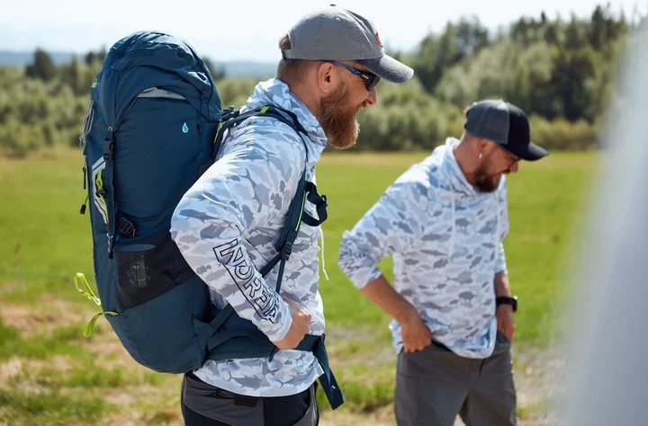 Рюкзак Norfin ADVENTURE 45 л поліестер 420D чорний 61x32x20 см для пішого туризму - зображення 2