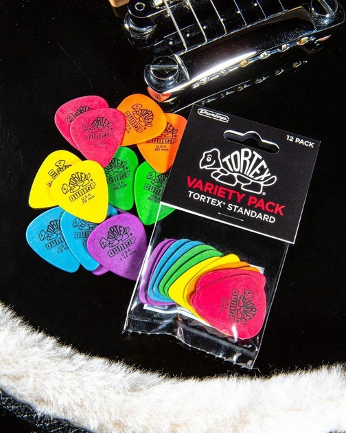 Набір медіаторів Dunlop PVP-418 Tortex Standard Variety Pack (12 шт.) - зображення 4