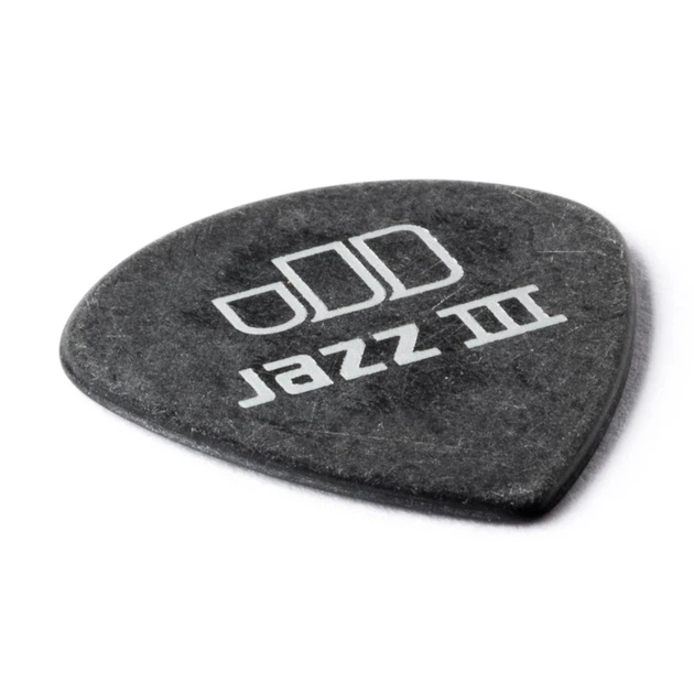 Медиатор Dunlop 482-P1.0 Tortex Pitch Black Jazz III 1.0mm (12 шт.) - Фото 2 Медиатор Dunlop 482-P1.0 Tortex Pitch Black Jazz III 1.0mm (12 шт.) - изображение 2
