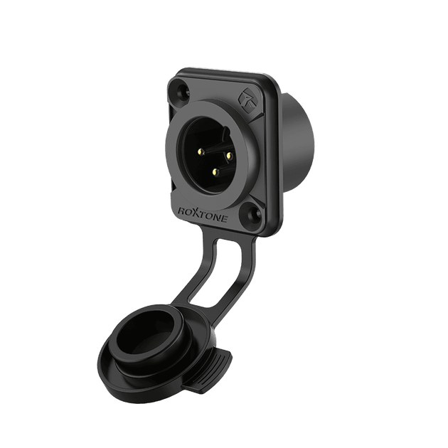 Роз'єм Roxtone RX-3MDWP-BG XLR панельний male (тато) вологостійкий - зображення 2