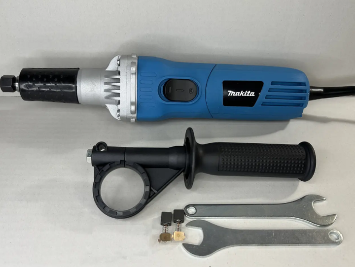 Прямая шлифовальная машина Makita 800 Вт гравер электрический цанга 6 мм шлифмашина сетевая 12000 27000 об мин для шлифовки зачистки чистовой обработки с регулировкой скорости удлиненным шпинделем пылезащитой - Фото 2 Прямая шлифовальная машина Makita 800 Вт гравер электрический цанга 6 мм шлифмашина сетевая 12000 27000 об мин для шлифовки зачистки чистовой обработки с регулировкой скорости удлиненным шпинделем пылезащитой - изображение 2