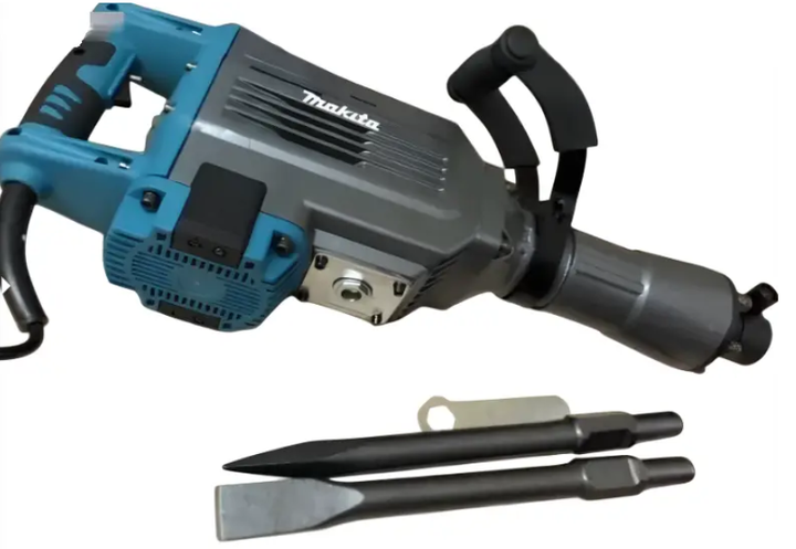 Відбійний молоток Makita HM1307CB 1700 Вт електричний відбійник 45 Дж 1450 уд хв мережевий 220 В SDS HEX вертикальний двигун антивібраційний бетонолом з долотом для демонтажу бетону цегли дорожнього покриття в кейсі - Фото 2 Відбійний молоток Makita HM1307CB 1700 Вт електричний відбійник 45 Дж 1450 уд хв мережевий 220 В SDS HEX вертикальний двигун антивібраційний бетонолом з долотом для демонтажу бетону цегли дорожнього покриття в кейсі - зображення 2