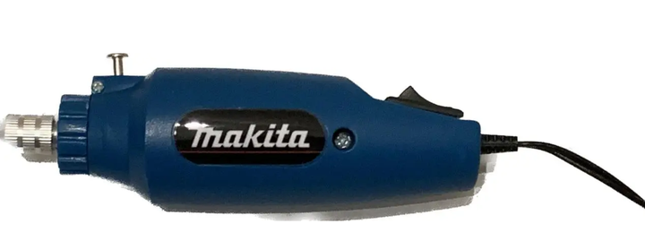 Гравер Makita GD0603 240 Вт электрический прямой шлифовальный инструмент 28000 об мин сетевой 220 В с цангой 3.2 мм регулировкой скорости мини гравером 12 В набором 236 насадок гибким валом для гравировки резки сверления шлифовки в кейсе - изображение 7