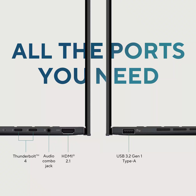Ноутбук Asus Zenbook 14 UM3405GA (UM3405GA-ZB_70) - Фото 5 Ноутбук Asus Zenbook 14 UM3405GA (UM3405GA-ZB_70) - зображення 5