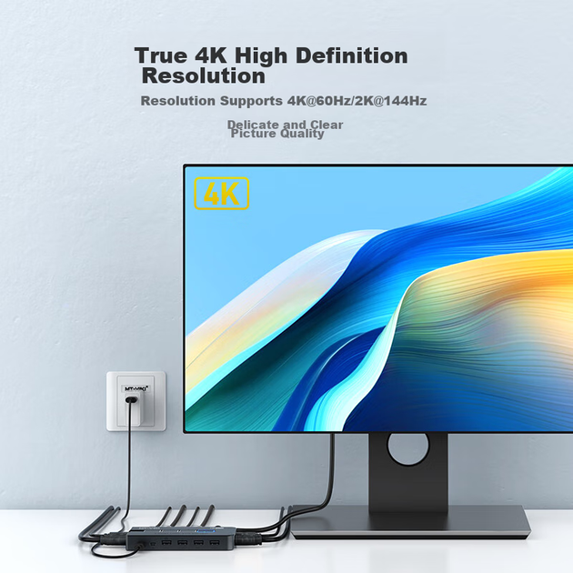KVM-перемикач MT-Viki MT-KH2S 4-портовий HDMI 4K 60 Гц - зображення 3