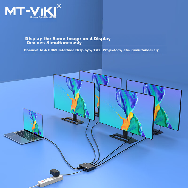Разветвитель видеосигнала MT-Viki MT-SP104M HDMI 1×4 - изображение 5
