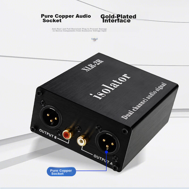 Аудиоизолятор Beishanque BSQ-XLR03 RCA—RCA - изображение 4