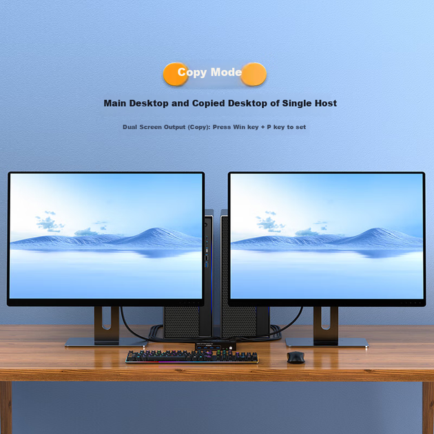KVM-перемикач Shengwei DHDP202G 2-портовий HDMI-DisplayPort 4K 60 Гц - зображення 4