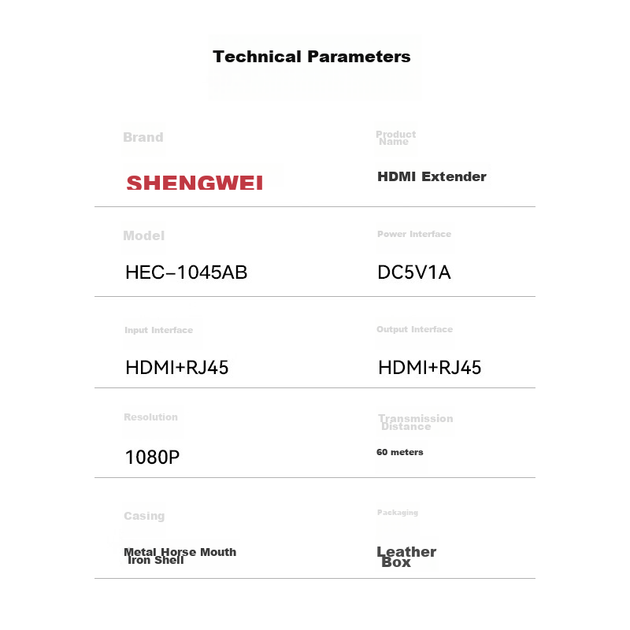 Удлинитель сигнала Shengwei HEC-1045AB по витой паре к 60 м - изображение 8