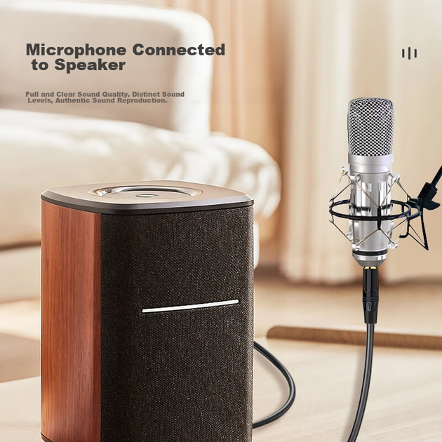 Кабель-переходник Yeren YR-YP75 XLR — RCA, 5 м, для микрофона, микшера, усилителя и акустики - изображение 5