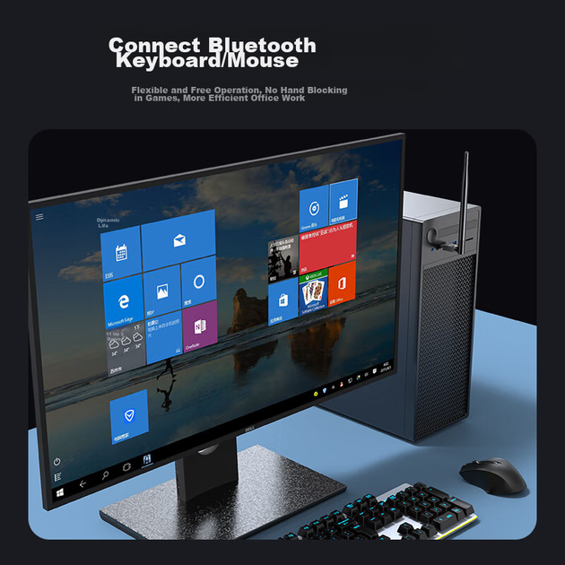 Сетевой адаптер Shengwei EBT5014G / Bluetooth 5.4 / USB 2.0 / Blue - изображение 6