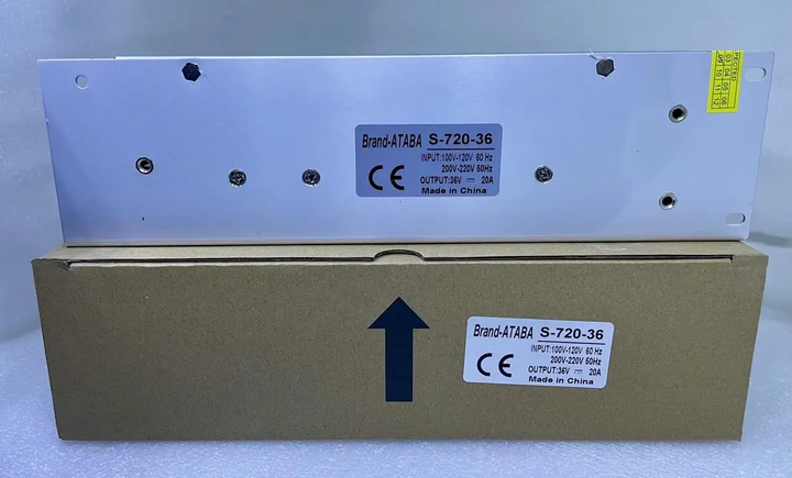 Импульсный блок питания Brand-ATABA S-720-36 36В 20А (720Вт) металлический корпус - изображение 2