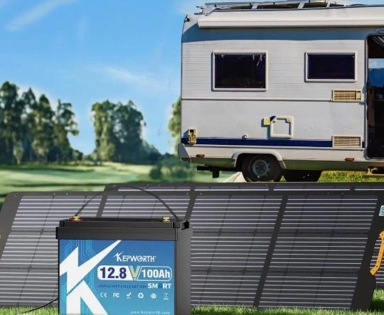 Акумулятор Kepworth Літій-залізо-фосфатний LiFePO4 12,8 В 100 Аг з BMS та блютузом - изображение 2