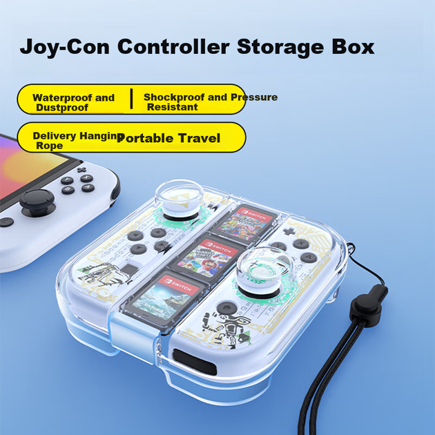 Чехол Biyoumei для Joy-Con Switch Transparent - Фото 3 Чехол Biyoumei для Joy-Con Switch Transparent - изображение 3