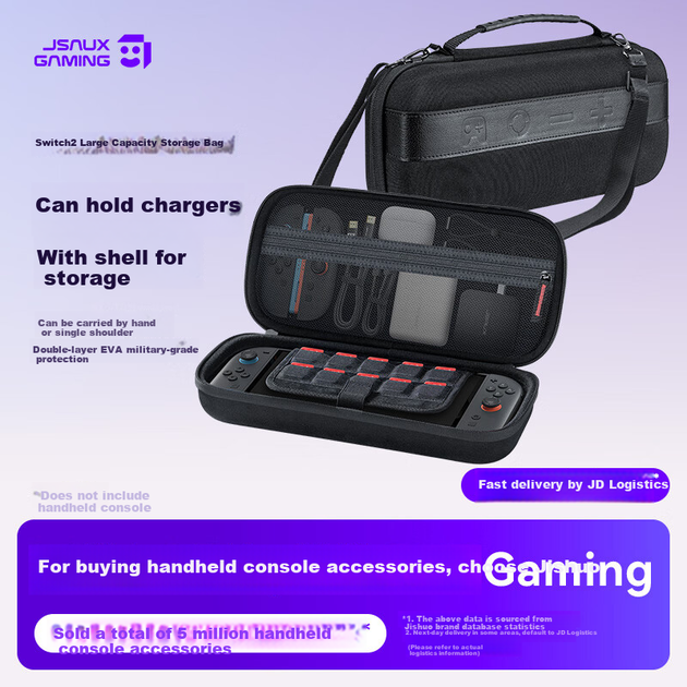 Чехол JSAUX для Nintendo Switch 2 вместительный - изображение 2