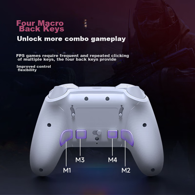 Геймпад EasySMX Yishu Ma Jueying X20 беспроводной White - изображение 10