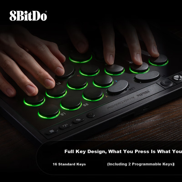 Аркадный стик 8BitDo Tianren Xing Xbox Edition PC - Фото 6 Аркадный стик 8BitDo Tianren Xing Xbox Edition PC - изображение 6