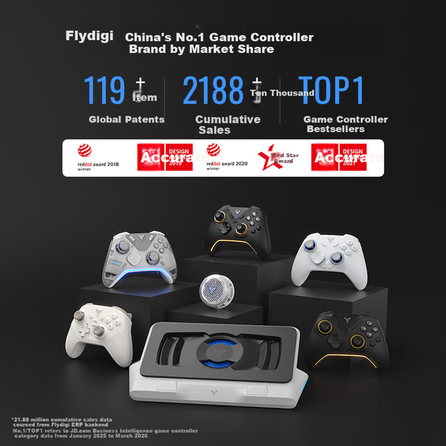 Бездротовий геймпад Flydigi Vader 5 Pro PC/Nintendo Switch/Android - зображення 8