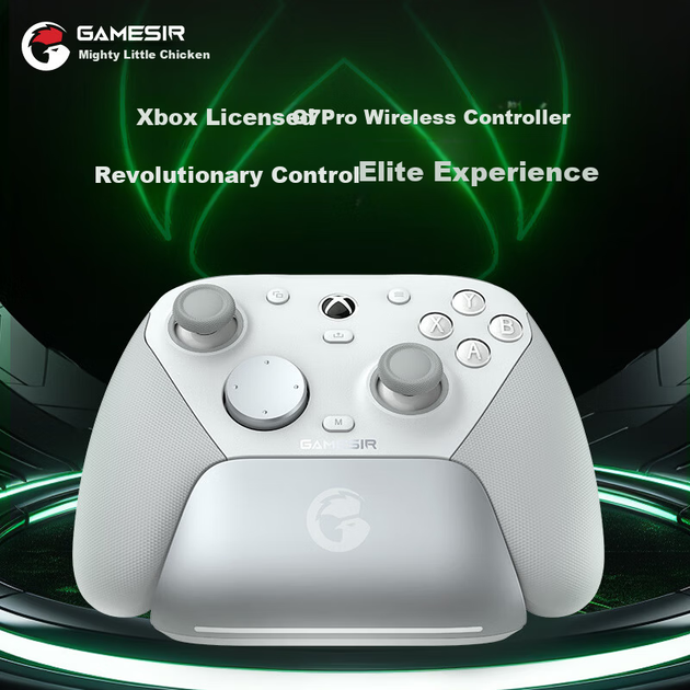 Бездротовий геймпад GameSir G7 Pro PC/Xbox Series X/S/Android Polar White - Фото 2 Бездротовий геймпад GameSir G7 Pro PC/Xbox Series X/S/Android Polar White - зображення 2