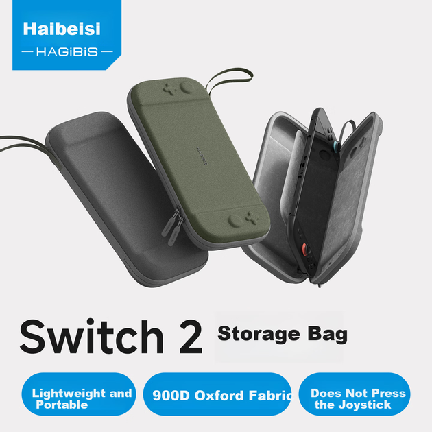 Кейс Hagibis для Nintendo Switch 2 Green (BG10) - зображення 4