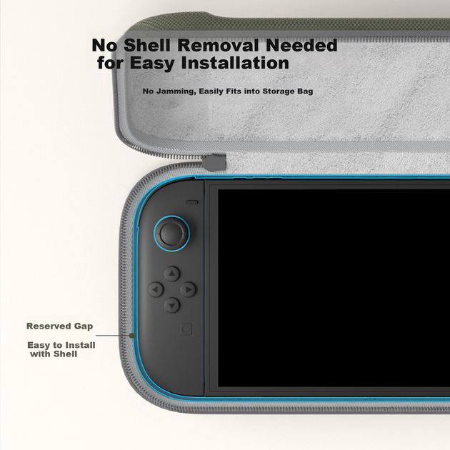 Кейс Hagibis для Nintendo Switch 2 Green (BG10) - зображення 8
